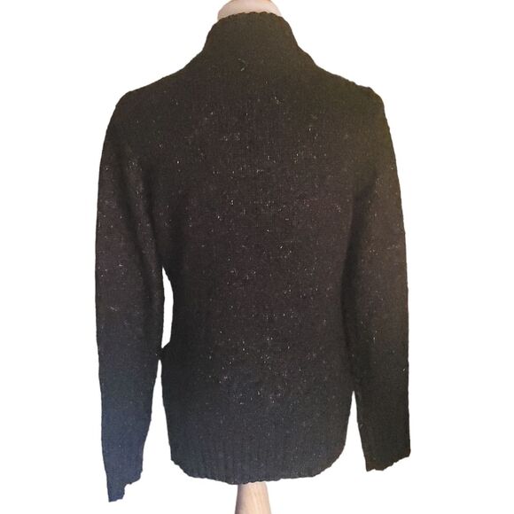 Royal Robbins Double Zip up Cable Knit Sweater Women’s Large Soft Wool Blend - Picture 2 of 10